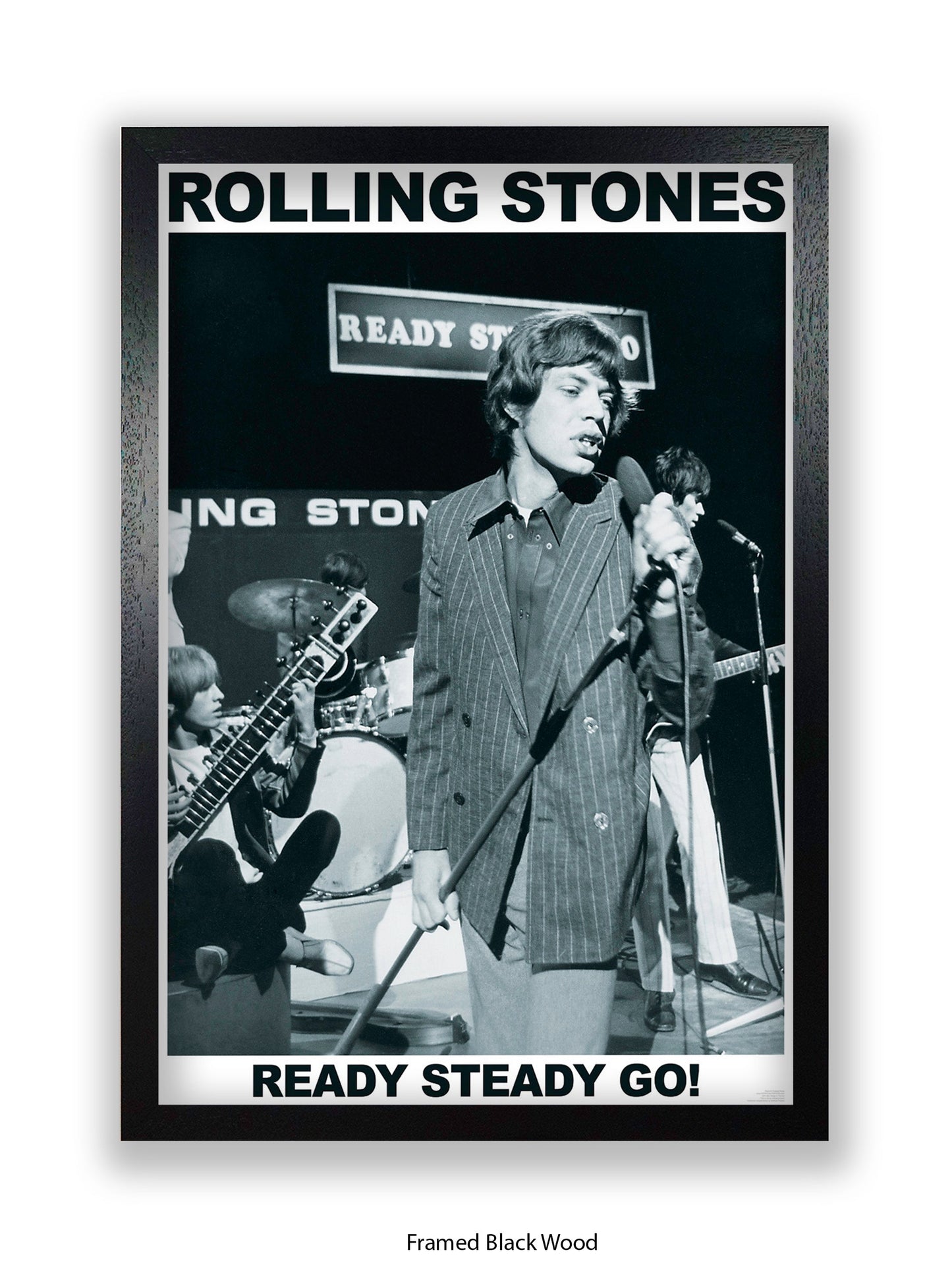 Rolling Stones - Mick Jagger - Ready Steady Go! - Poster