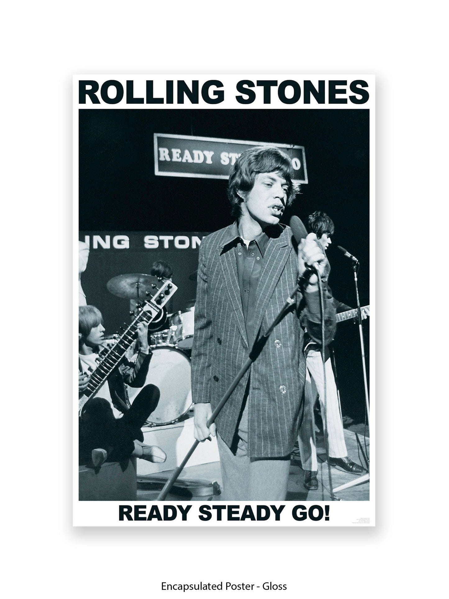Rolling Stones - Mick Jagger - Ready Steady Go! - Poster