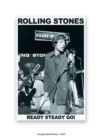 Rolling Stones - Mick Jagger - Ready Steady Go! - Poster