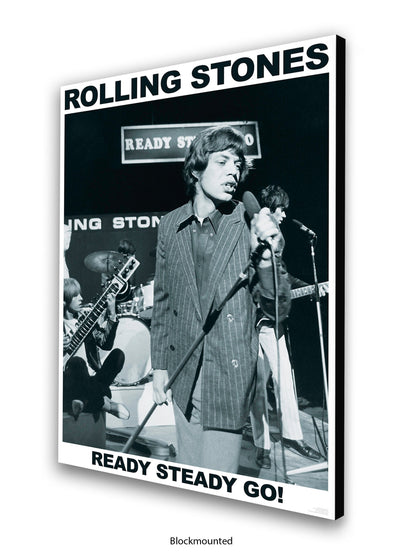 Rolling Stones - Mick Jagger - Ready Steady Go! - Poster