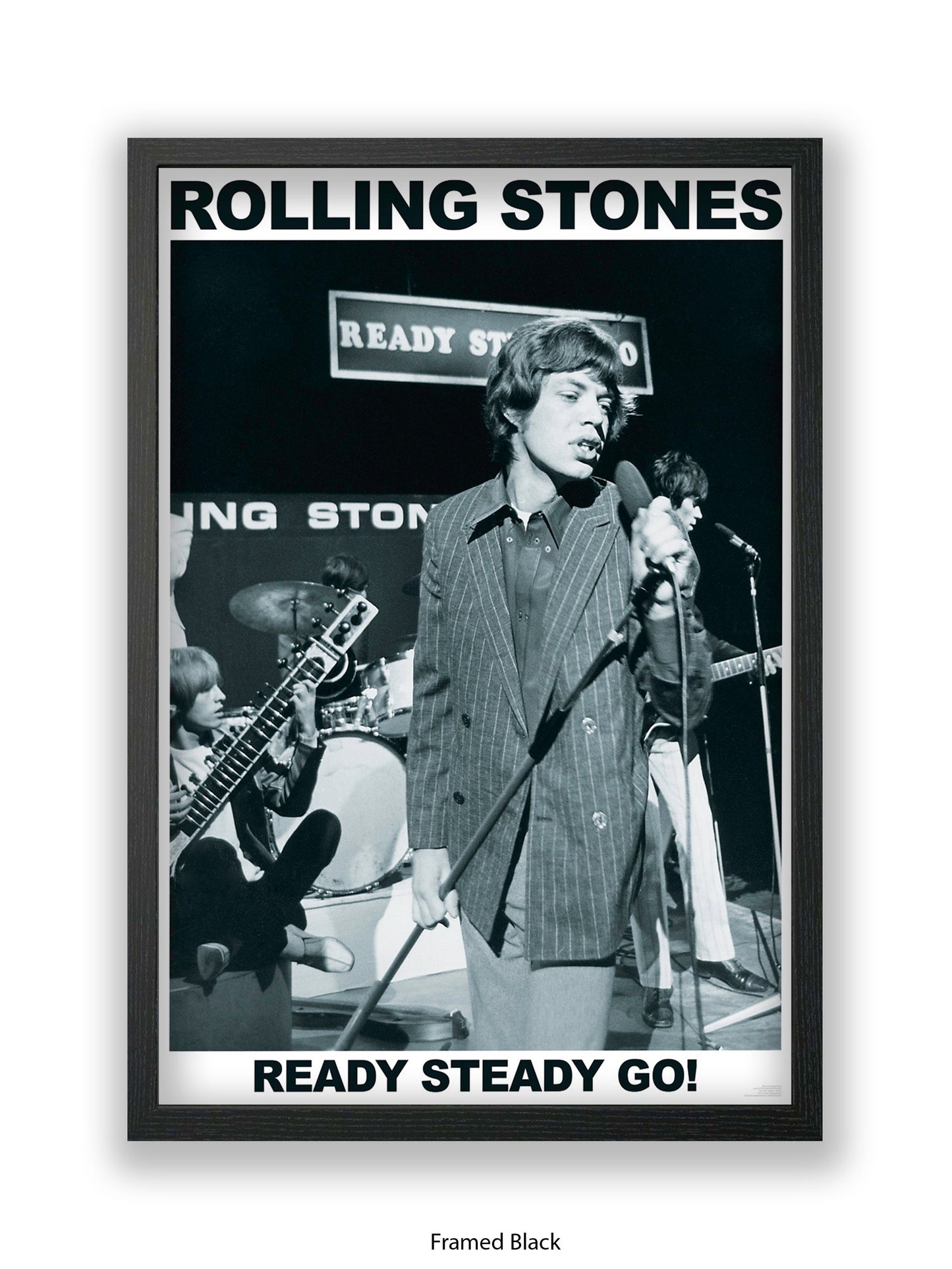 Rolling Stones - Mick Jagger - Ready Steady Go! - Poster
