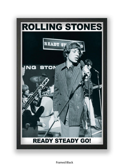 Rolling Stones - Mick Jagger - Ready Steady Go! - Poster