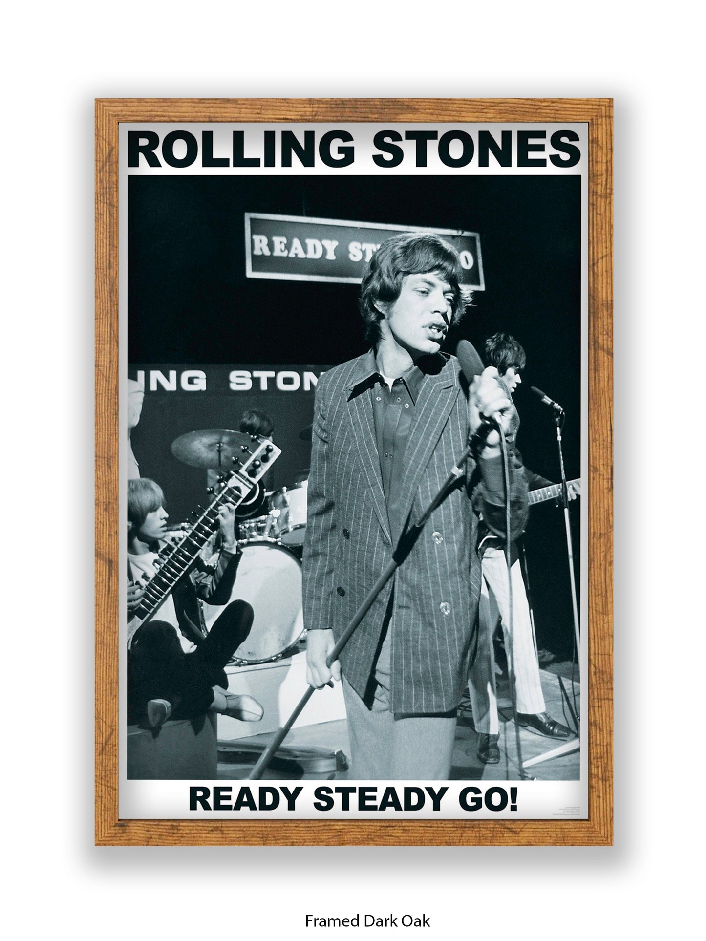 Rolling Stones - Mick Jagger - Ready Steady Go! - Poster