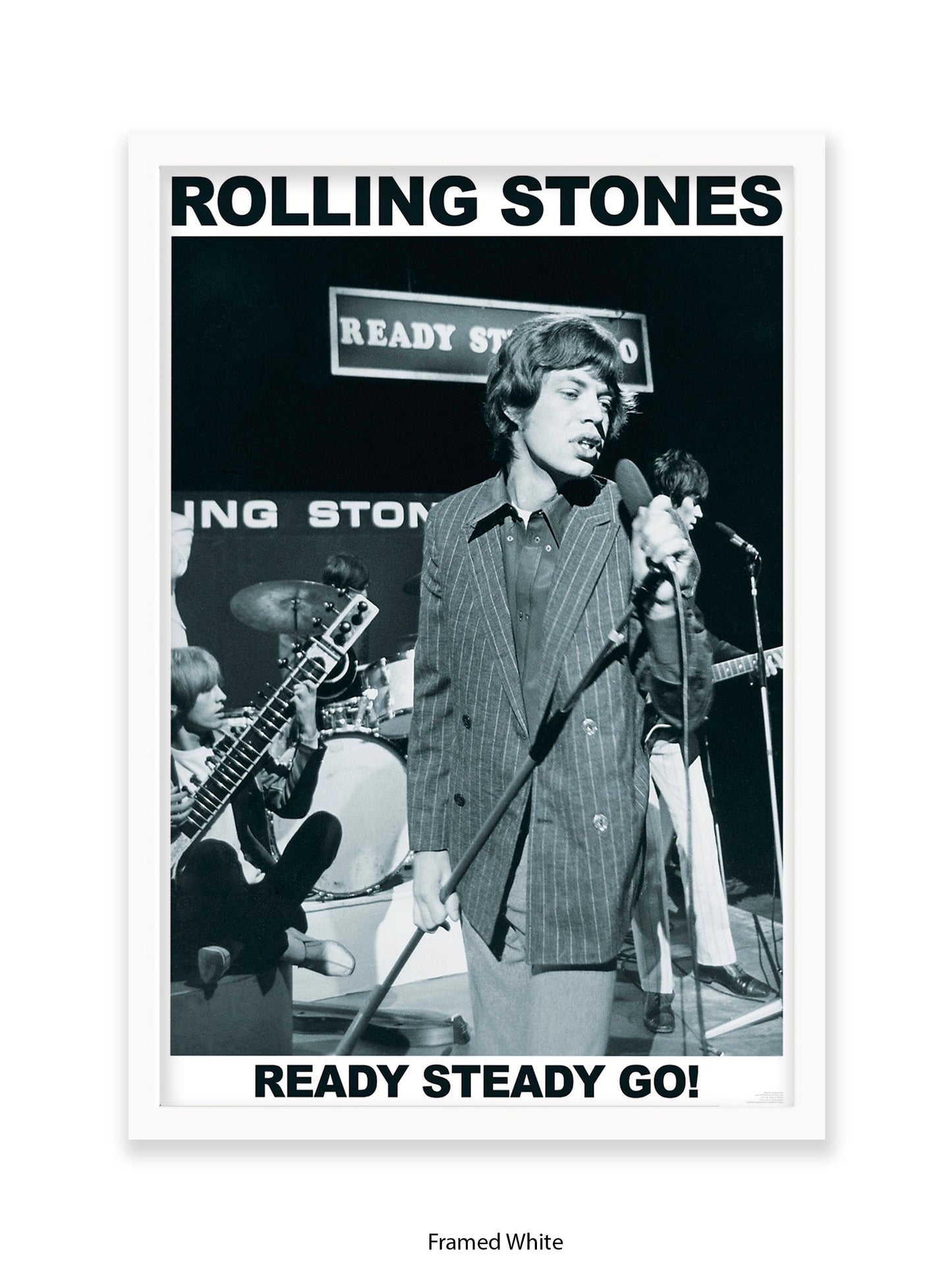 Rolling Stones - Mick Jagger - Ready Steady Go! - Poster