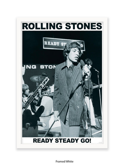Rolling Stones - Mick Jagger - Ready Steady Go! - Poster
