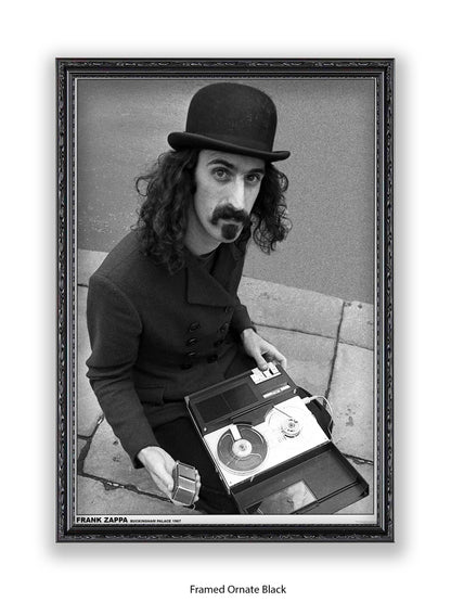 Frank Zappa - Buckingham Palace 1967 - Poster