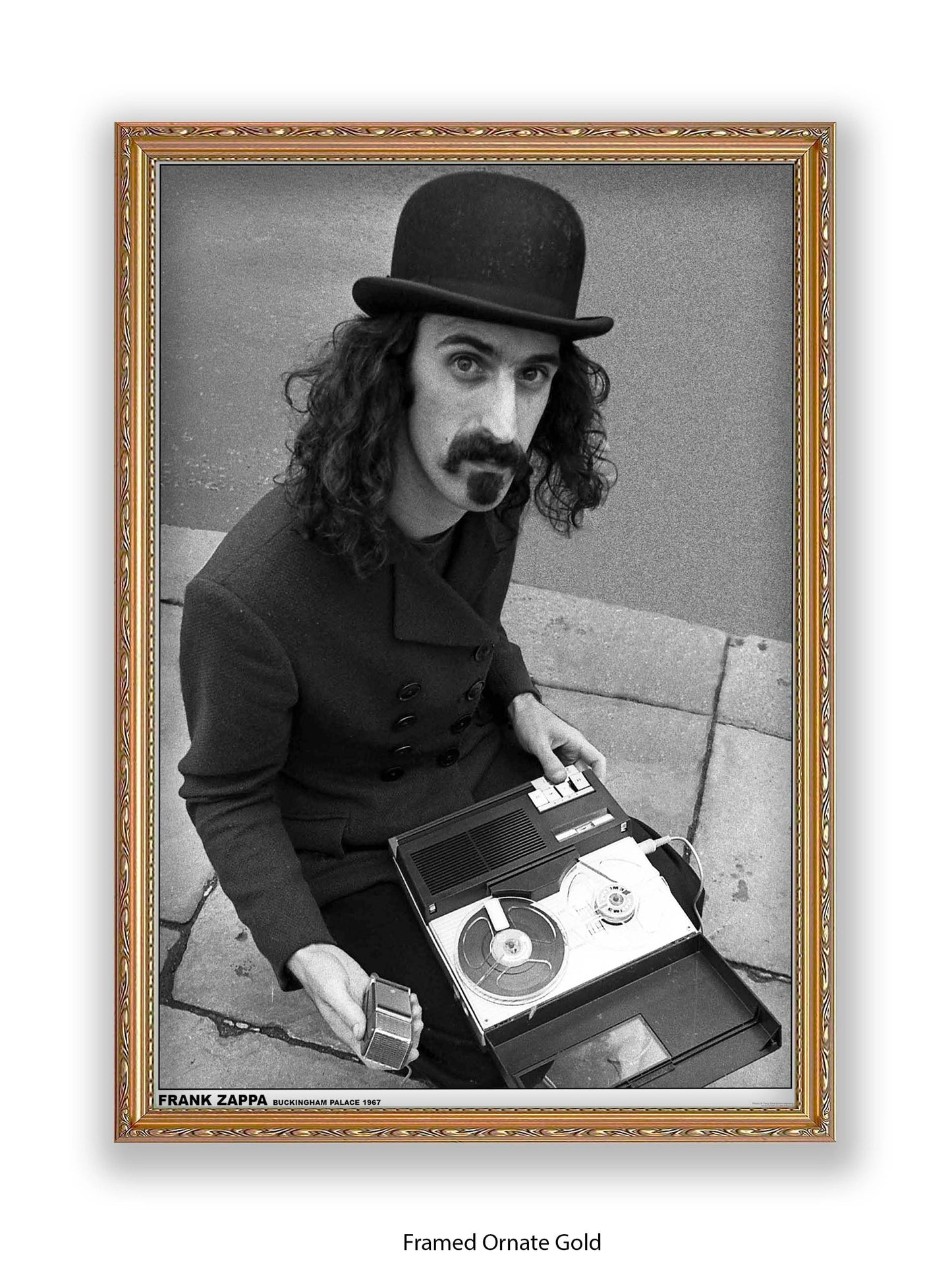 Frank Zappa - Buckingham Palace 1967 - Poster