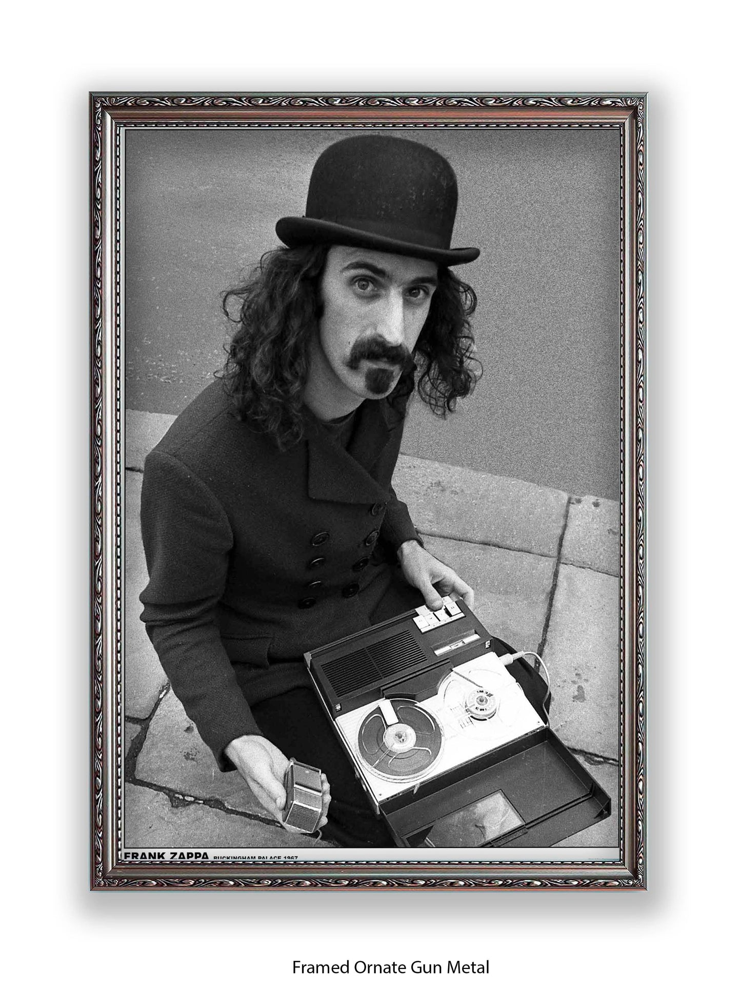 Frank Zappa - Buckingham Palace 1967 - Poster