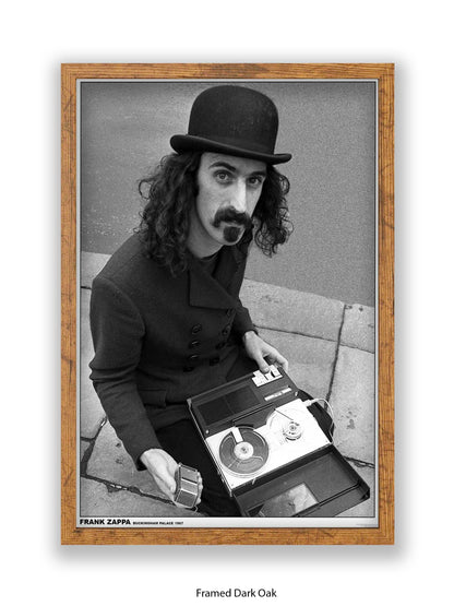 Frank Zappa - Buckingham Palace 1967 - Poster