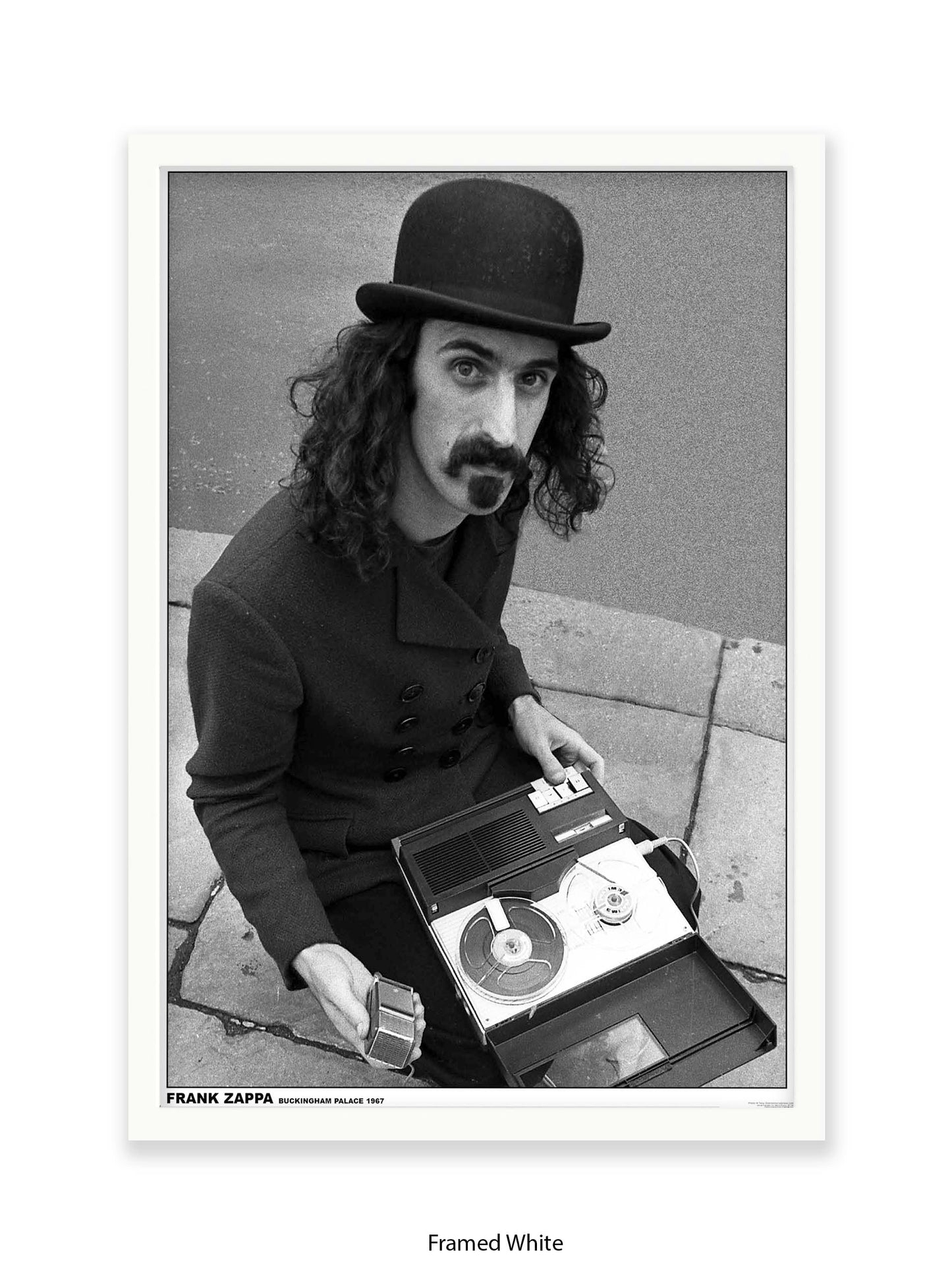 Frank Zappa - Buckingham Palace 1967 - Poster