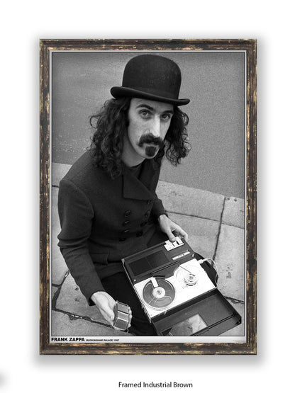 Frank Zappa - Buckingham Palace 1967 - Poster