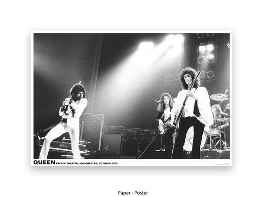Queen Palace Theatre Manchester 1974 Poster