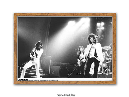 Queen Palace Theatre Manchester 1974 Poster