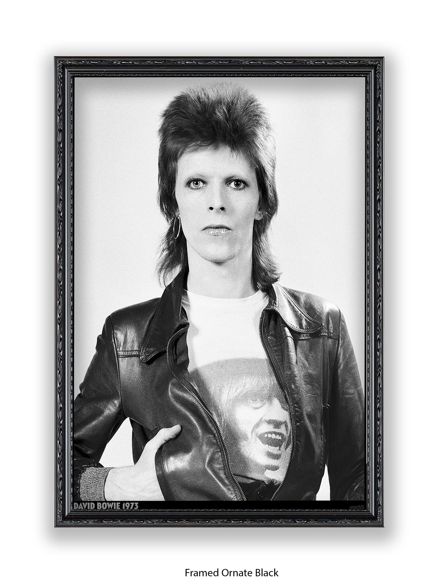 David Bowie - Leather Jacket - 1973 - Poster
