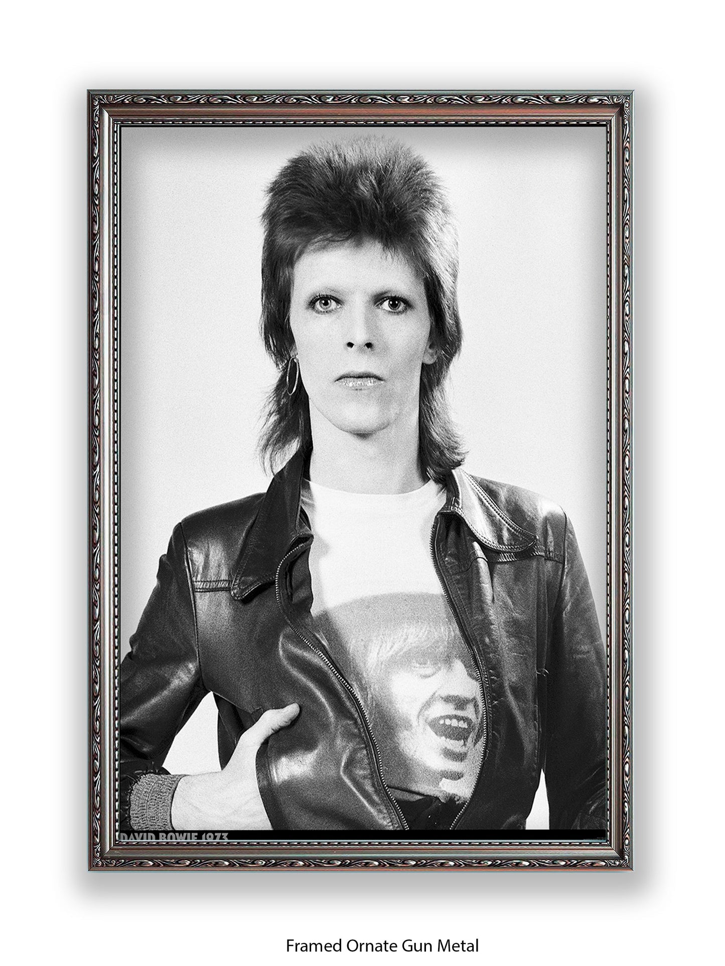 David Bowie - Leather Jacket - 1973 - Poster