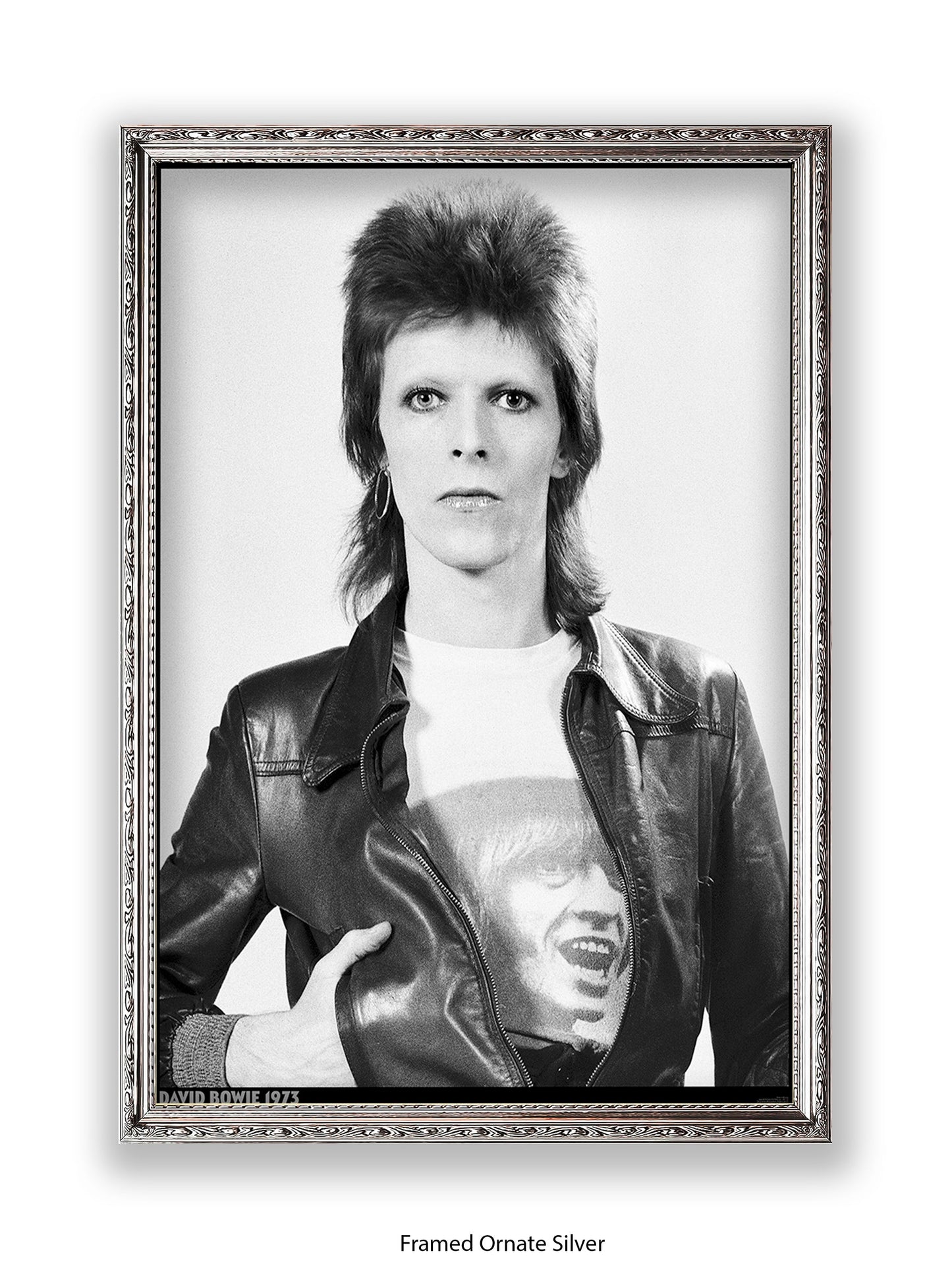 David Bowie - Leather Jacket - 1973 - Poster