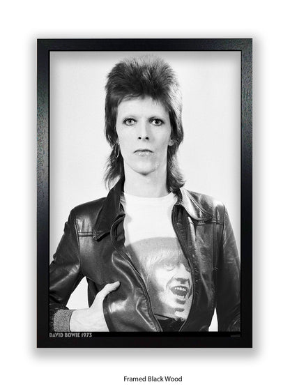 David Bowie - Leather Jacket - 1973 - Poster