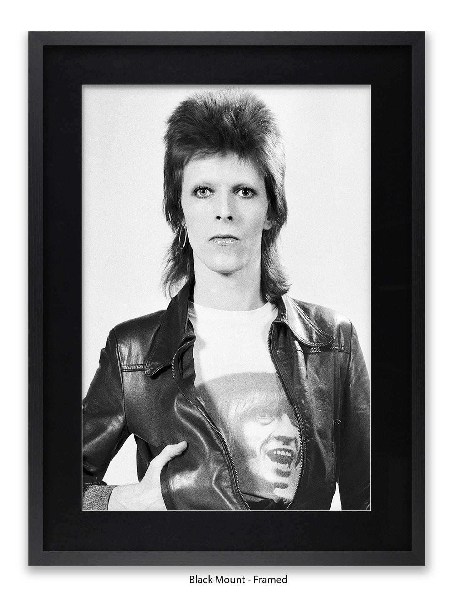 David Bowie - Leather Jacket - 1973 - Poster