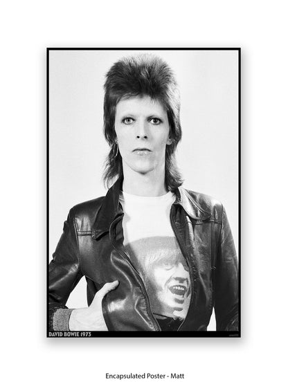 David Bowie - Leather Jacket - 1973 - Poster