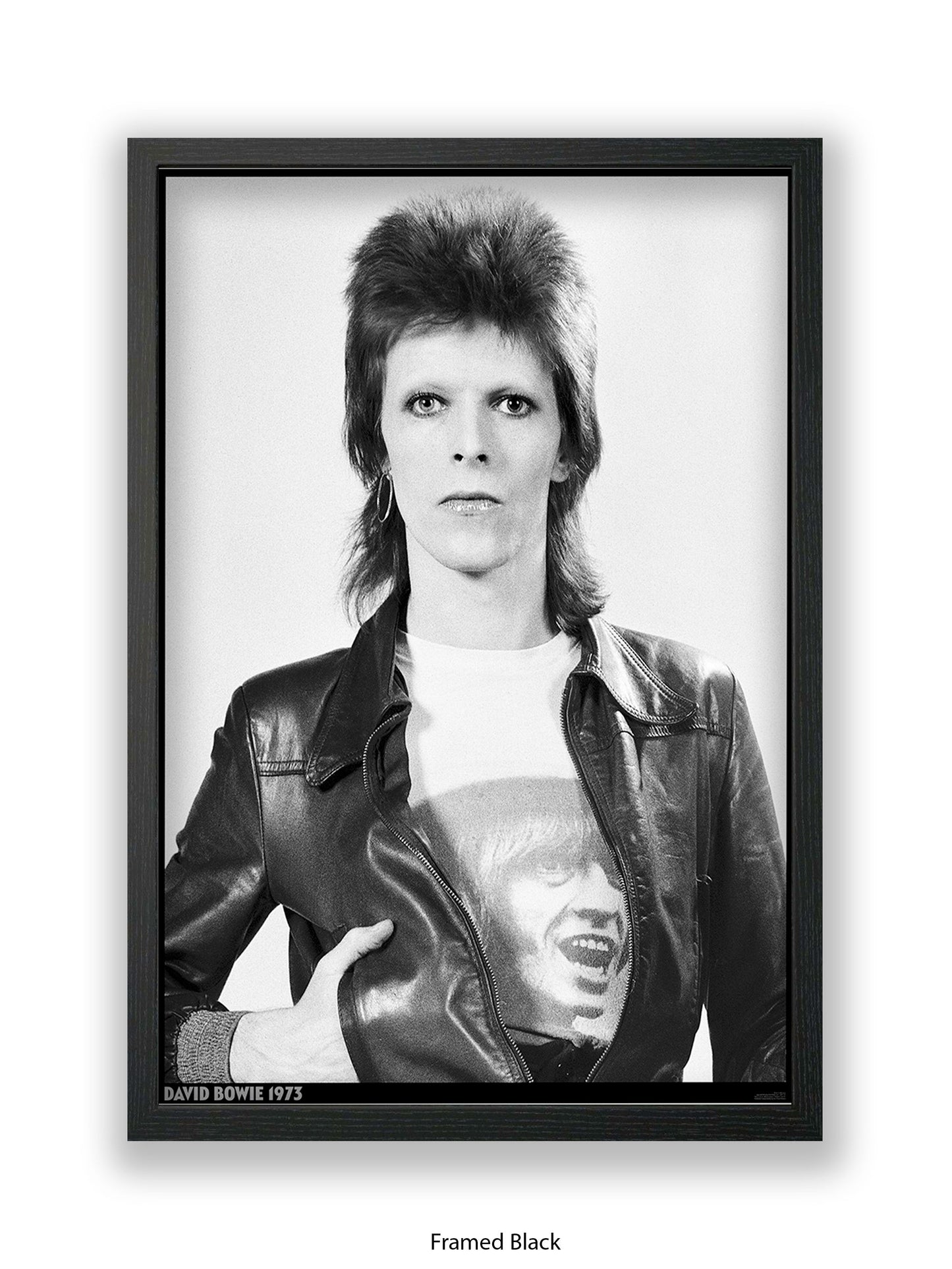 David Bowie - Leather Jacket - 1973 - Poster