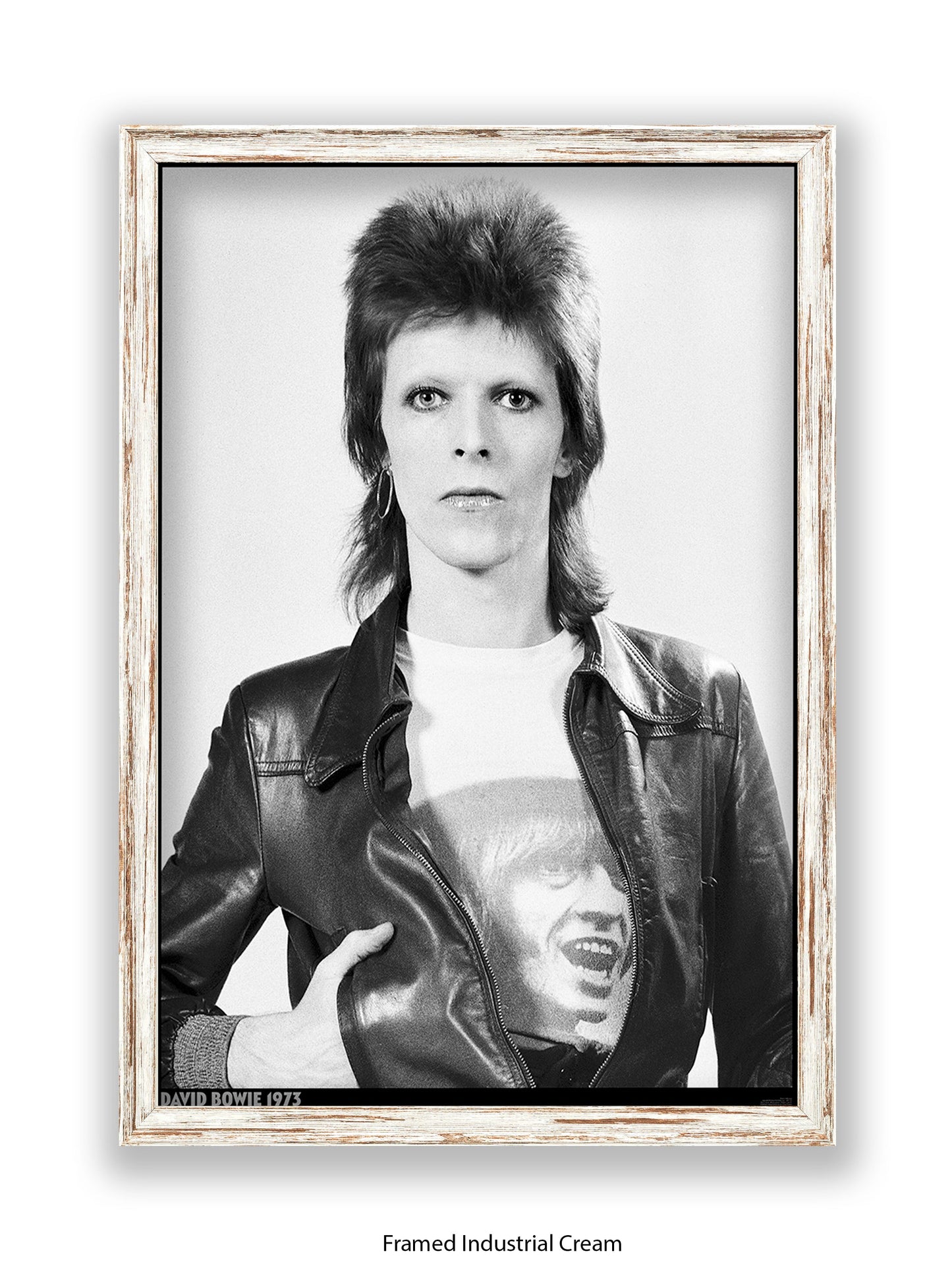 David Bowie - Leather Jacket - 1973 - Poster