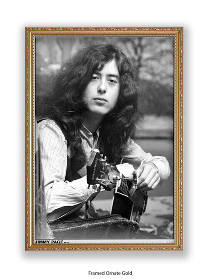 Led Zeppelin - Jimmy Page - 1970 - Poster