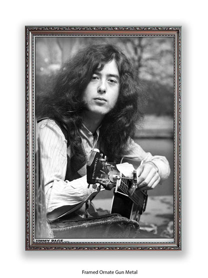 Led Zeppelin - Jimmy Page - 1970 - Poster
