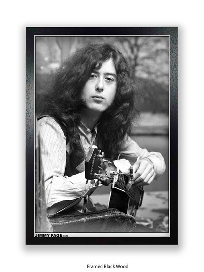 Led Zeppelin - Jimmy Page - 1970 - Poster