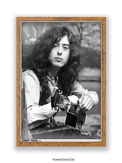 Led Zeppelin - Jimmy Page - 1970 - Poster