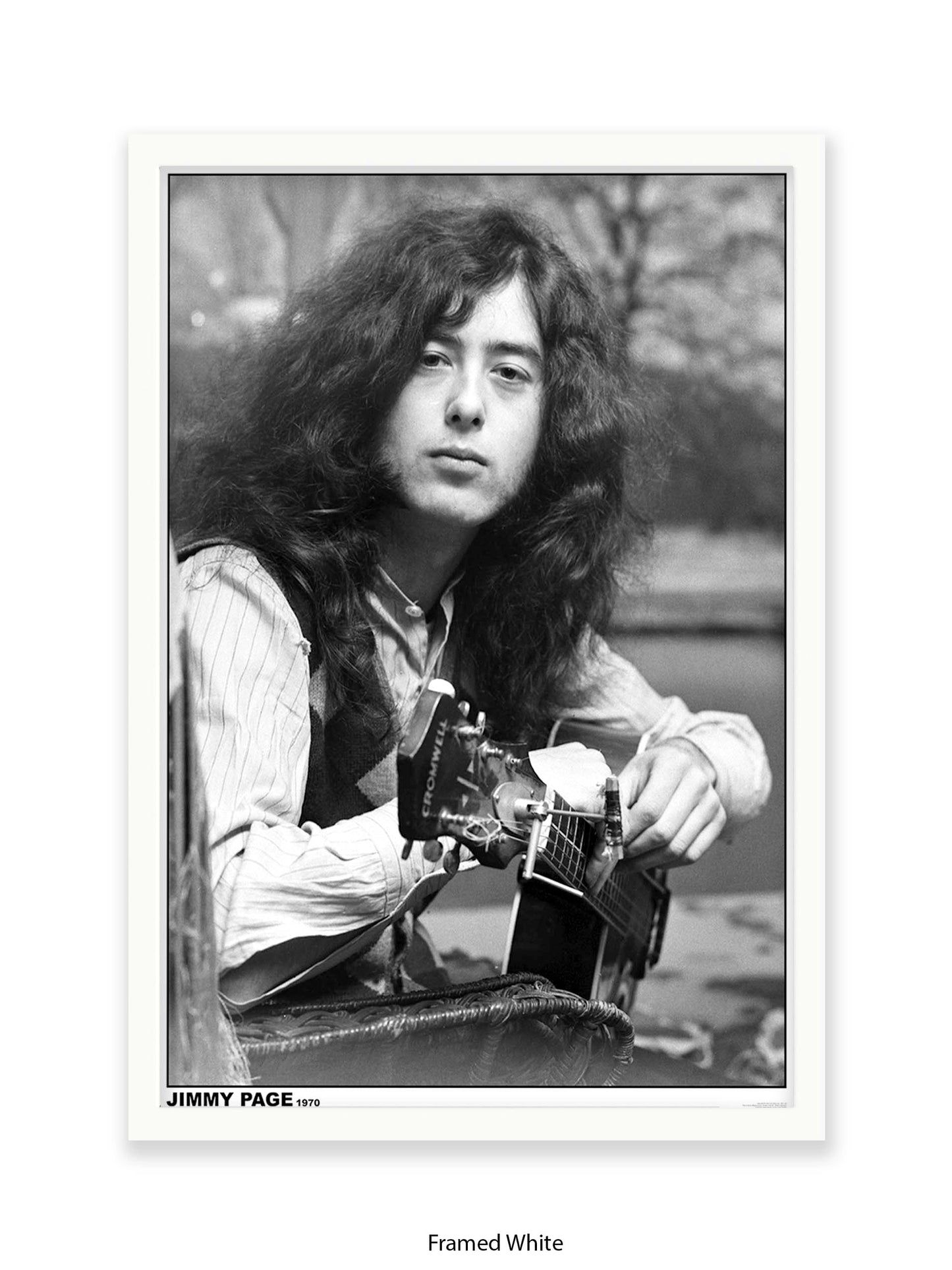 Led Zeppelin - Jimmy Page - 1970 - Poster