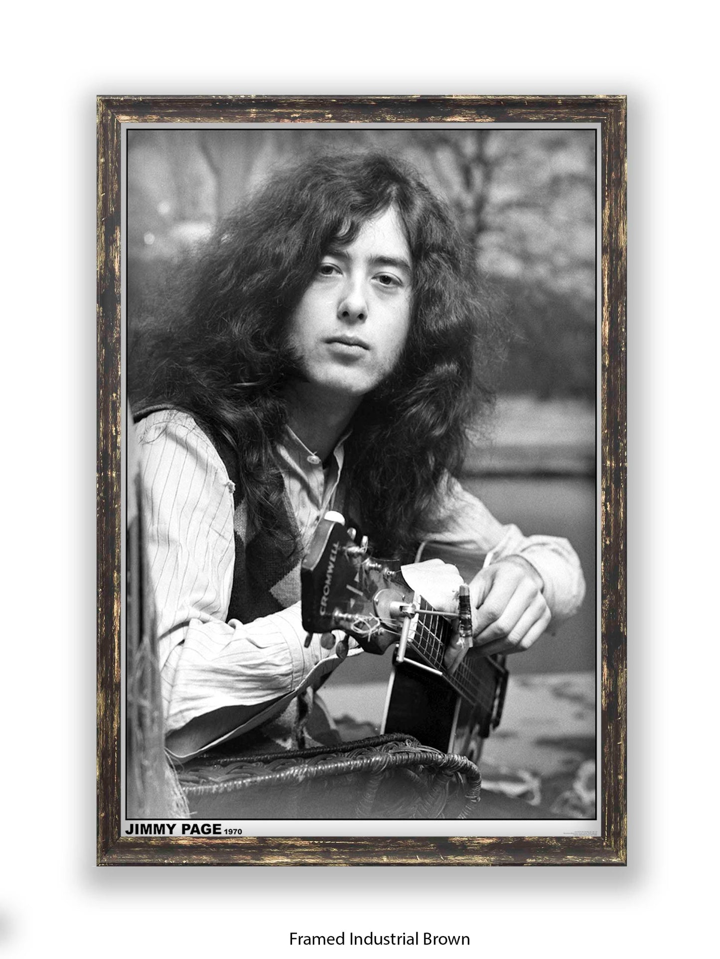 Led Zeppelin - Jimmy Page - 1970 - Poster
