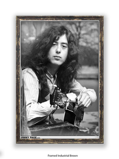 Led Zeppelin - Jimmy Page - 1970 - Poster