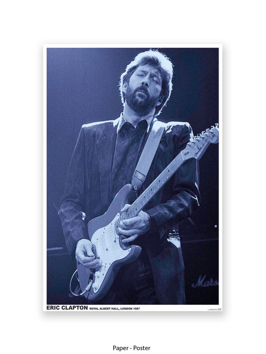 Eric Clapton - Royal Albert Hall, London 1987 - Poster
