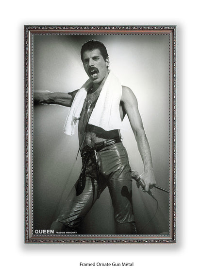 Queen - Freddie Mercury - Neck Towel - Poster