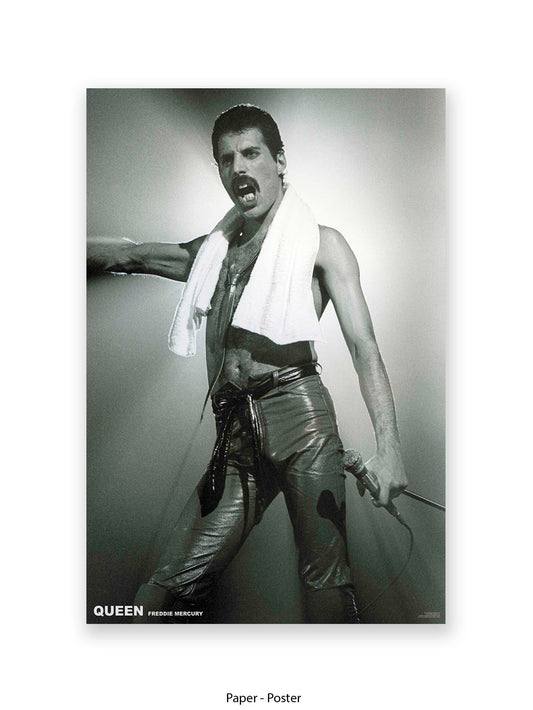 Queen - Freddie Mercury - Neck Towel - Poster