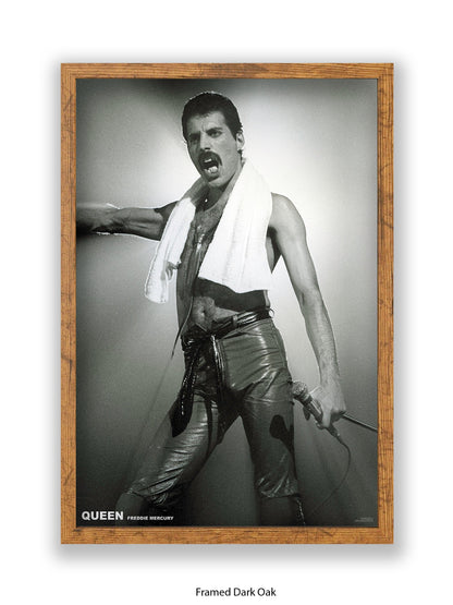 Queen - Freddie Mercury - Neck Towel - Poster
