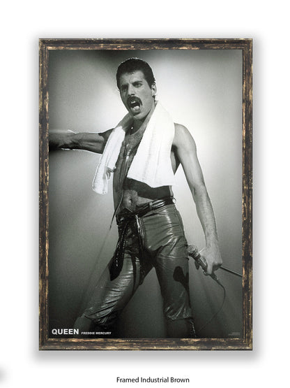 Queen - Freddie Mercury - Neck Towel - Poster