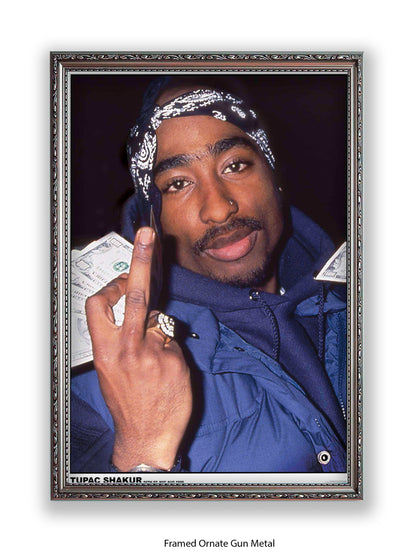 Tupac Shakur - 56th St, NYC Aug 1996 - Poster