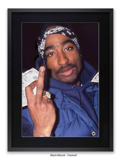 Tupac Shakur - 56th St, NYC Aug 1996 - Poster