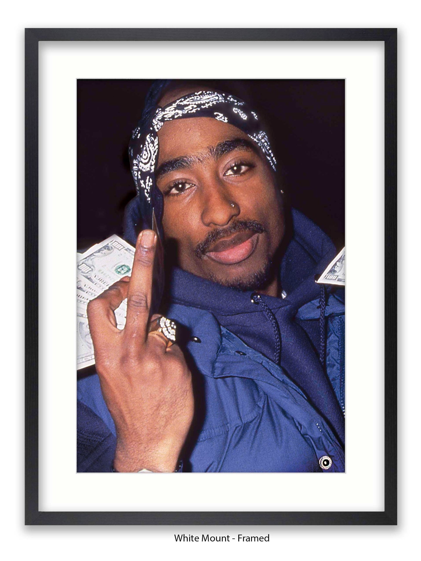 Tupac Shakur - 56th St, NYC Aug 1996 - Poster