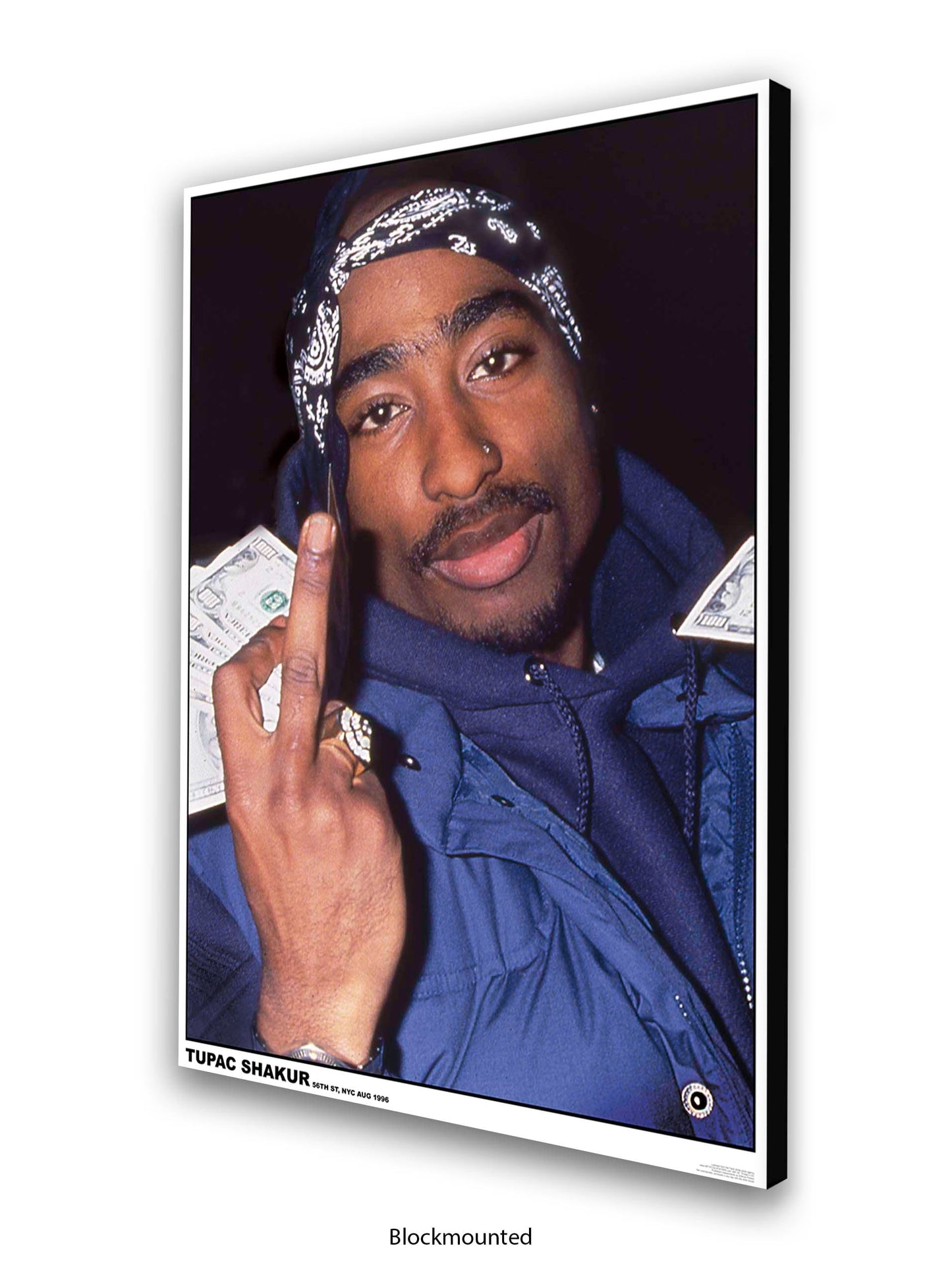 Tupac Shakur - 56th St, NYC Aug 1996 - Poster