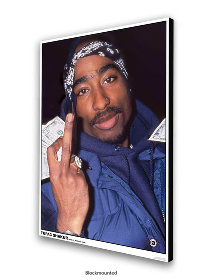 Tupac Shakur - 56th St, NYC Aug 1996 - Poster