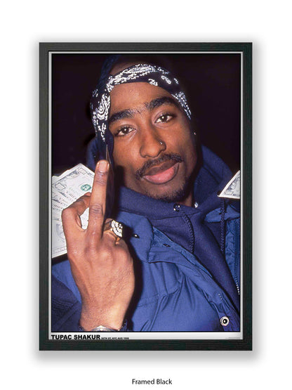 Tupac Shakur - 56th St, NYC Aug 1996 - Poster