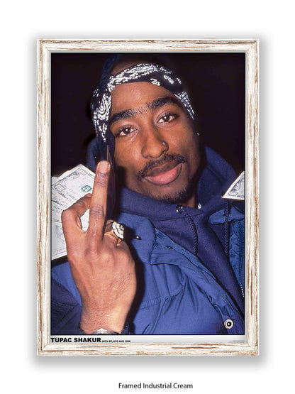Tupac Shakur - 56th St, NYC Aug 1996 - Poster