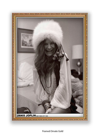Janis Joplin - New York City 1969 - Poster