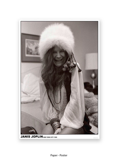 Janis Joplin - New York City 1969 - Poster