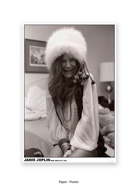 Janis Joplin - New York City 1969 - Poster