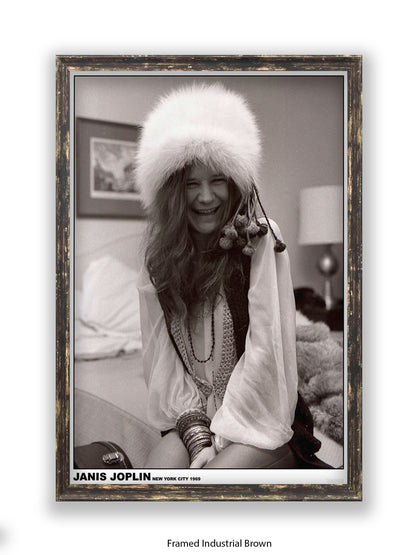 Janis Joplin - New York City 1969 - Poster