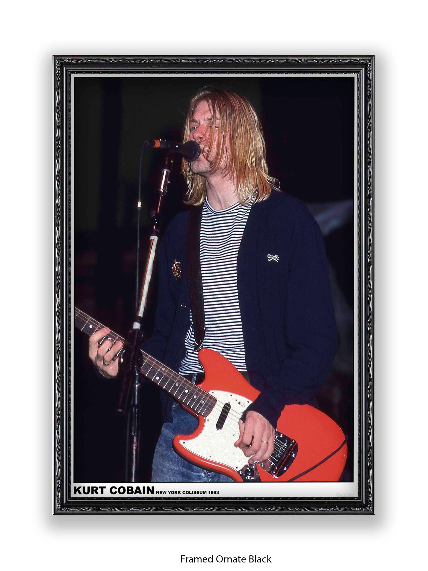 Nirvana - Kurt Cobain New York Coliseum 1993 - Poster