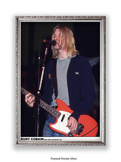 Nirvana - Kurt Cobain New York Coliseum 1993 - Poster